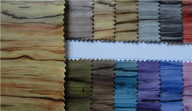 Дерев'яний дизайн Pu шкіра